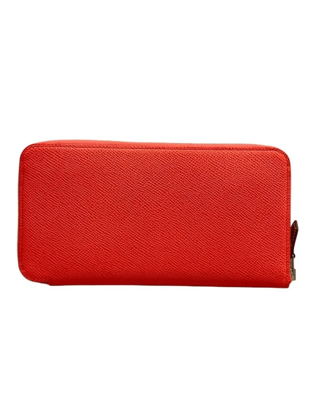 Hermes Wallet Azap Long Silk in Rose Texas Silver